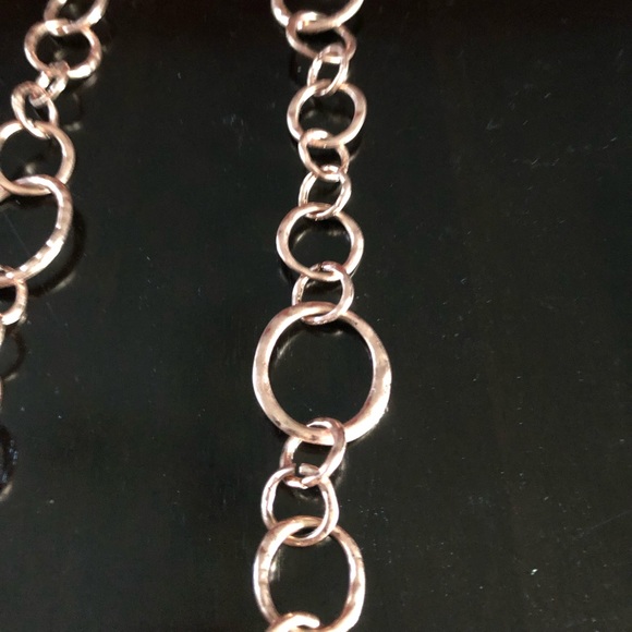 Long rose gold chain necklace - Picture 2 of 2